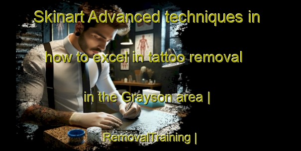 Skinart Advanced techniques in how to excel in tattoo removal in the Grayson area | RemovalTraining | RemovalClasses | SkinartTraining-Canada